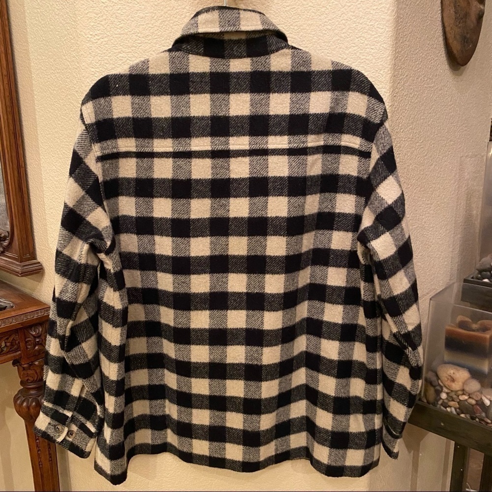 Vtg LIMITED AMERICA Gingham Plaid Wool/Mohair Blend Jacket-Medium-Made in Italy - Picture 4 of 7